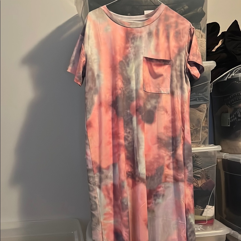 Tie-Dye T-Shirt Dress